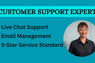 provide professional customer support and live chat services