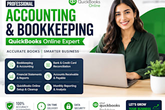 provide quickbooks online bookkeeping and accounting cleanup services