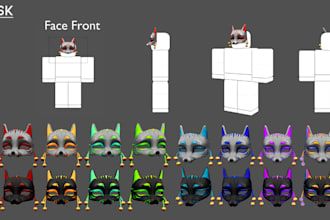 create a custom 3d roblox ugc accessory and wearable item