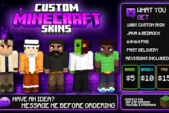create your custom minecraft skin