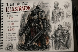 be your illustrator for any project
