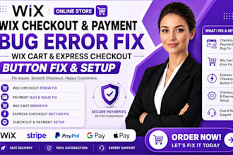 do wix checkout payment bug eror fix wix cart express checkout button fix setup