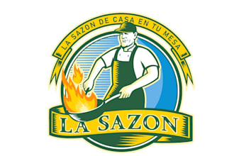 design a restaurant, café, food, dessert and cooking logo