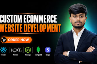 build a custom ecommerce website using react and next js