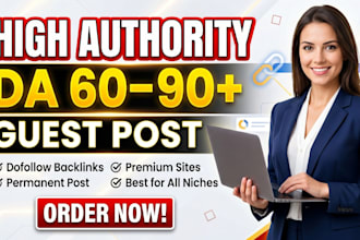 publish guest posts on high authority sites with dofollow backlinks