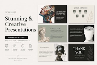 design professional powerpoint and canva presentations