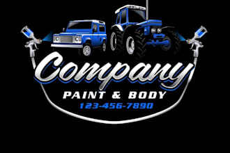create racing and automotive logo