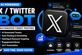 create ai powered x twitter bot for automated tweet posting