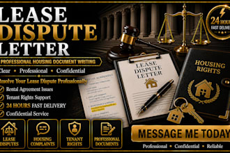 write a lease dispute letter and housing complaint professionally