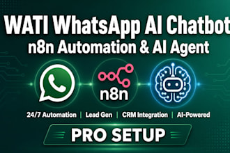 setup wati whatsapp ai chatbot and n8n automation agent