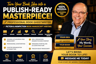 write a professional fiction or nonfiction book