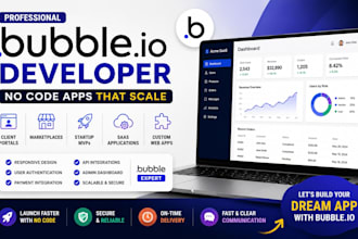 a no code app for client portals marketplaces saas development and mvp startup