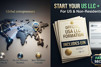 do USA llc registration with ein for US and non US residents