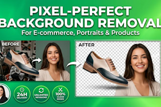 remove background  product and portrait photos with clean