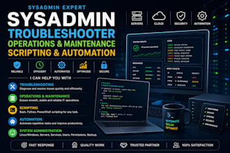 manage and troubleshoot linux servers professionally