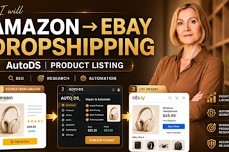 do amazon to ebay dropshipping product listing with autods