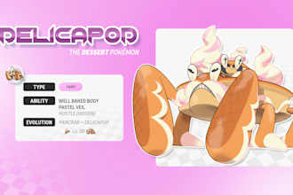 make a custom fakemon design for you
