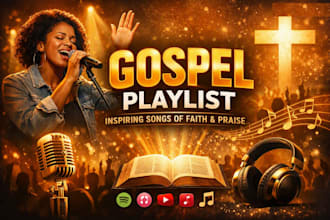 do gospel music promotion, track album gospel playlist
