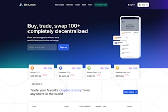 build a binance clone crypto exchange website and mobile app