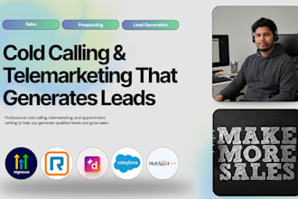 do cold calling and telemarketing for lead generation and sales