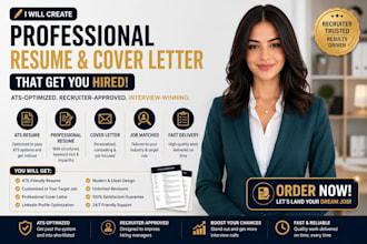 provide professional resume writing, and ats resume design