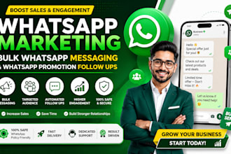 do whatsapp marketing bulk whatsapp messaging and whatsapp promotion follow ups