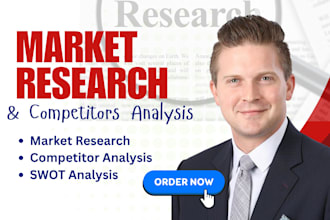 do indepth market research competitor industry analysis target audience research