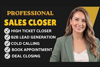 sales closer sales representative expert high ticket sales rep online sales rep