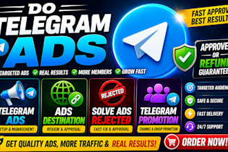 telegram ads, ads destination, solve ads rejected crypto ads, telegram promotion