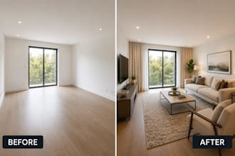 provide virtual staging, virtual furniture, and virtual renovation