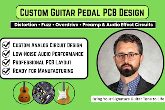 design guitar pedal pcb distortion fuzz overdrive audio effect circuit preamp