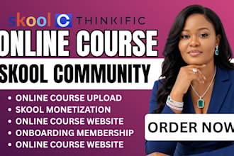 setup skool online course community skool credit repair course creation