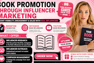 do ebook kindle promotion booktok influencer marketing and book advertising