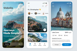 develop responsive city tour app, tourism app, travel app