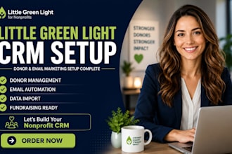 do little green light nonprofit CRM donor email marketing setup
