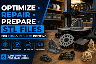 fix repair optimize stl obj 3mf files and prepare for 3d printing