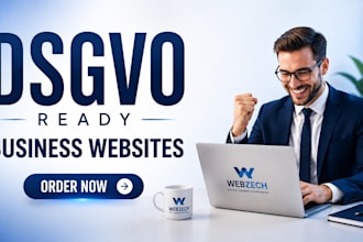 design dsgvo ready websites for german businesses
