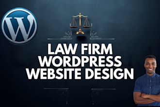 design a professional law firm wordpress website that builds trust