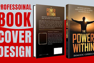 design a book cover for amazon kdp, ebook, paperback, and hard cove