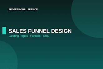 design and develop a high converting sales funnel