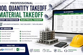 do boq quantity takeoff material takeoff cost estimation electrical takeoff