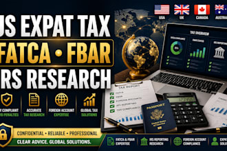 research US expat tax, irs, fatca, fbar, foreign account reporting issues