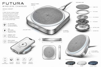 design innovative wireless charger products and prototypes
