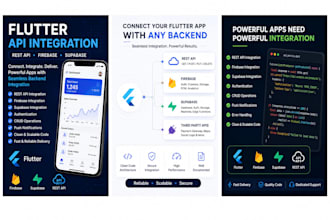 connect your flutter app with rest API and firebase