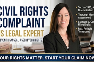 draft your civil rights complaint as a US legal expert