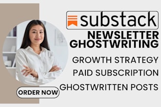 ghostwrite substack newsletter, setup paid subscription growth strategy