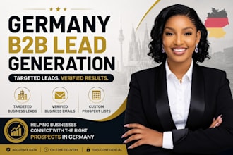 generate targeted germany b2b leads with verified business emails