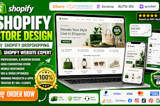 shopify store design shopify dropshipping shopify store design