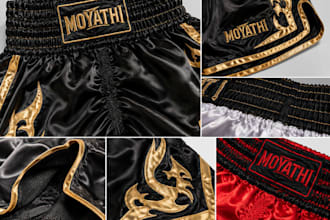 manufacture custom muay thai boxing shorts with your brand logo