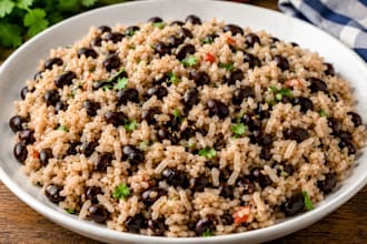 cook rice and beans for you and your family